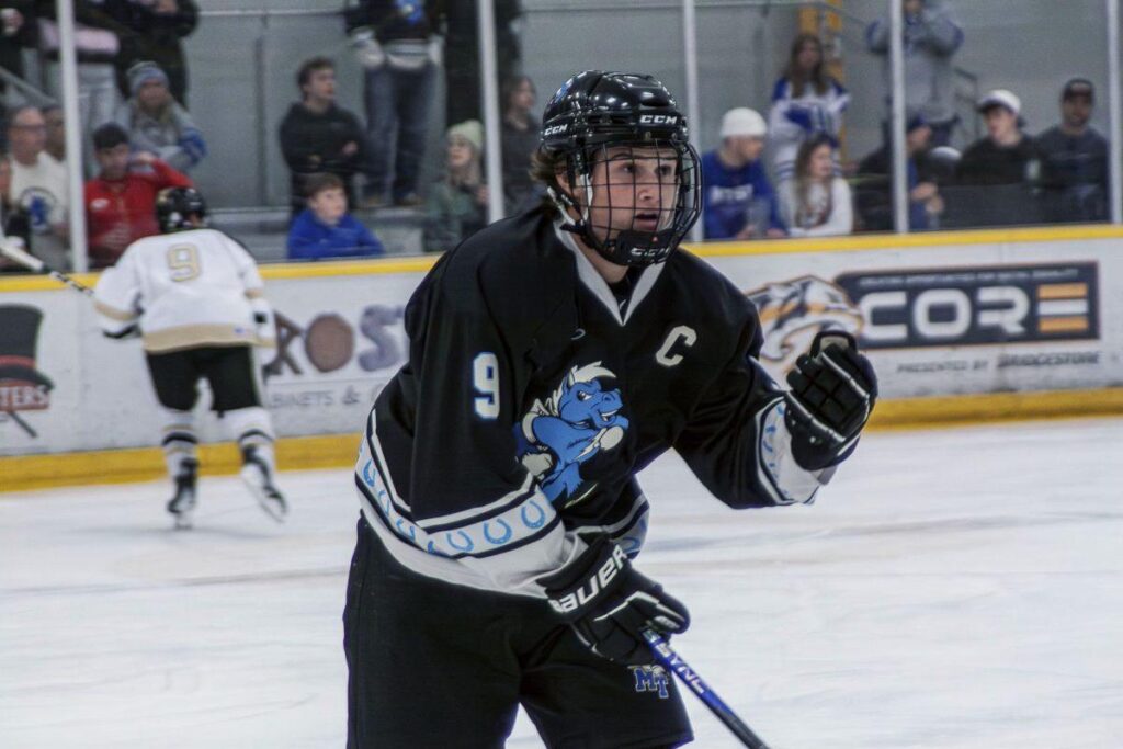 Linden Palmer in a game vs Wake Forest (Photo by Photo by Caitlyn Hajek)